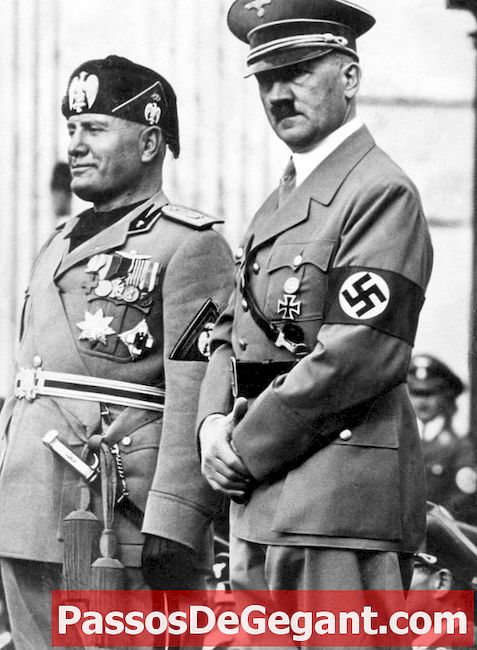 Adolf Hitler menjadi pemimpin Partai Nazi