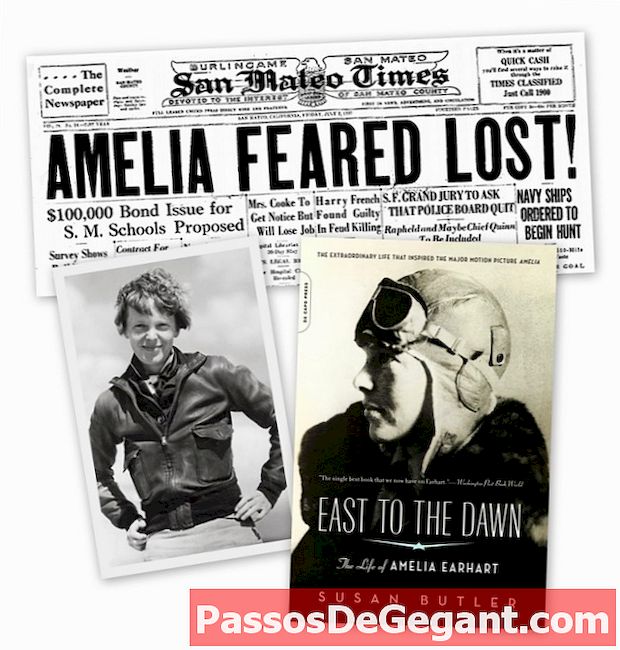 Amelia Earhart desaparece