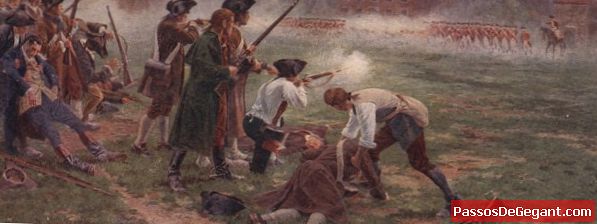 การปฏิวัติอเมริกาเริ่มต้นที่ Battle of Lexington