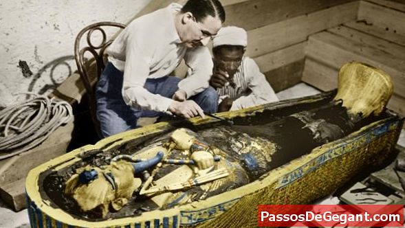 Archeolog otevírá hrobku krále Tuta