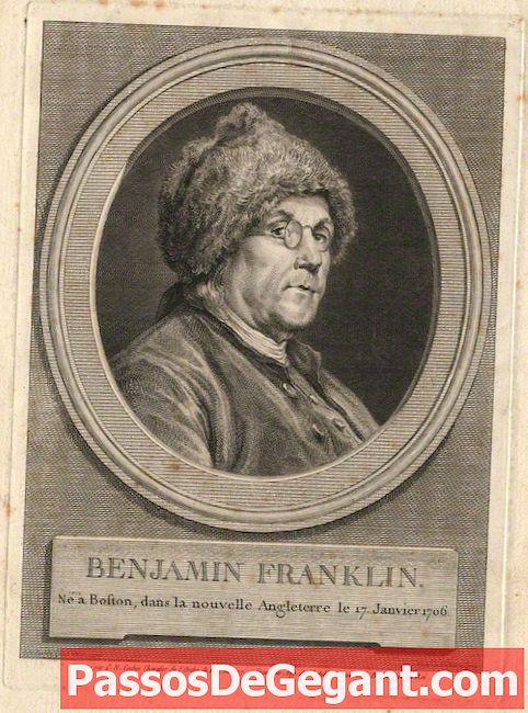 Benjamin Franklin seglar till Frankrike