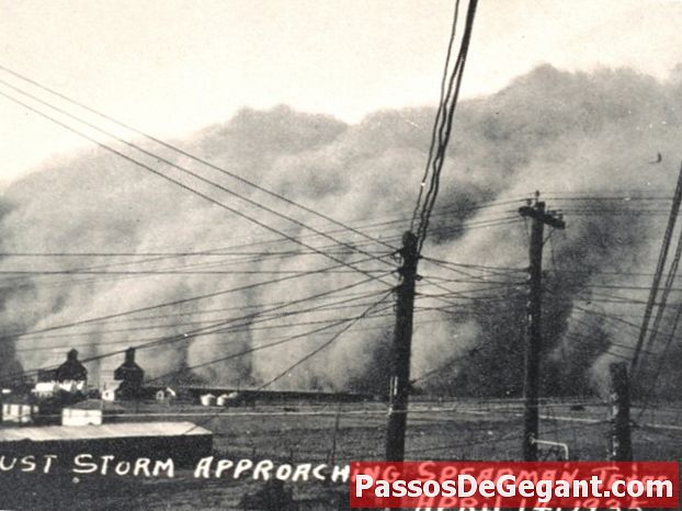 Huelgas de tormenta en el "Black Sunday" Dust Bowl - Historia