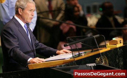 Буш обращается к Организации Объединенных Наций в связи с терроризмом
