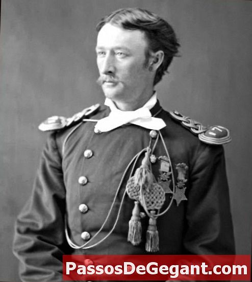 Kolonel Custer dan Kavaleri Ke-7 diserang oleh kaum India