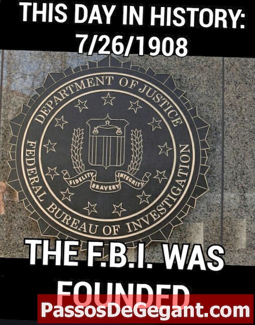 تأسست مكتب التحقيقات الفدرالي
