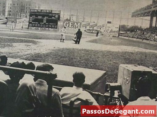 Az első televíziós Major League baseball játék