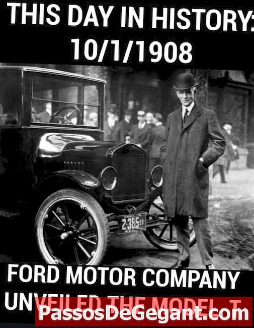 חברת פורד מוטור חושפת את ה- Model T