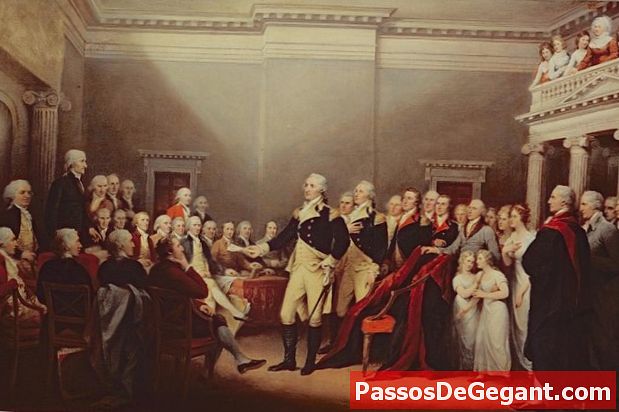 George Washington eroaa päällikkönä - Historia