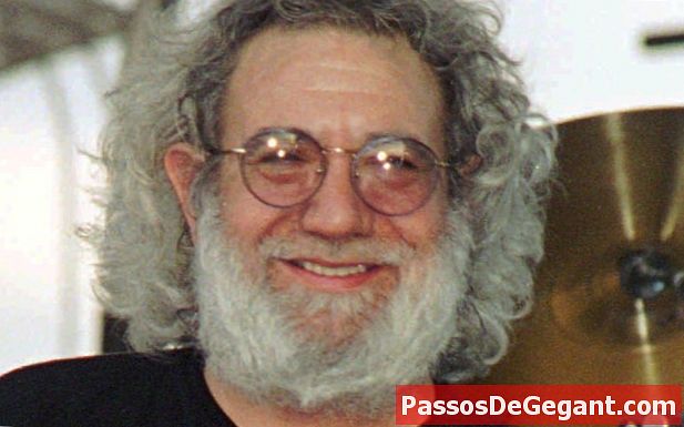 Vděčný Deads Jerry Garcia umírá