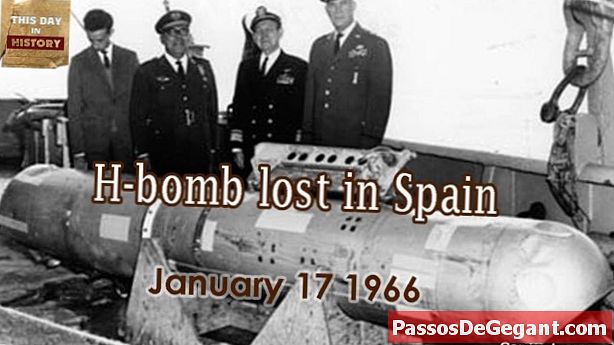 H-bom verloren in Spanje