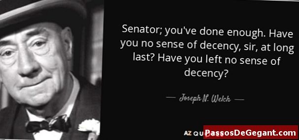 "Você não tem senso de decência?", Pergunta o senador Joseph McCarthy ao ouvir - História