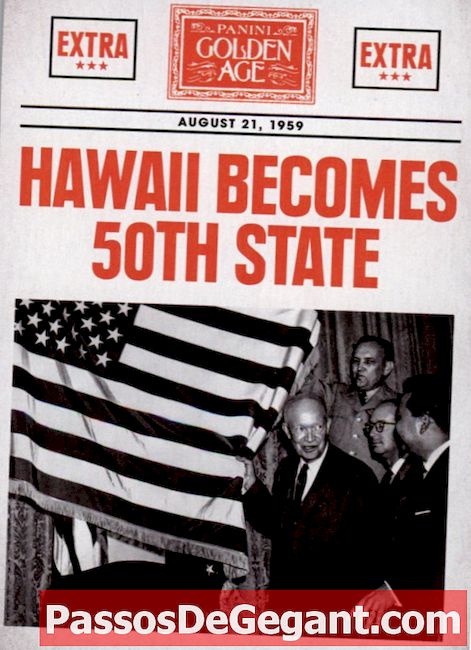 Hawaii devine al 50-lea stat