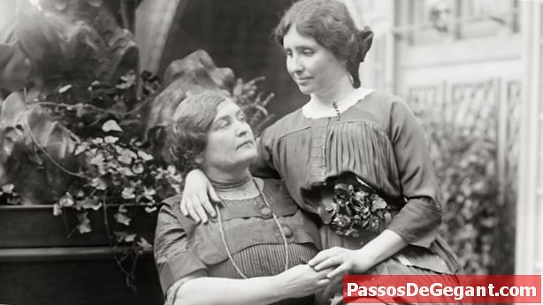 Helen Keller møder sin mirakelarbejder - Historie
