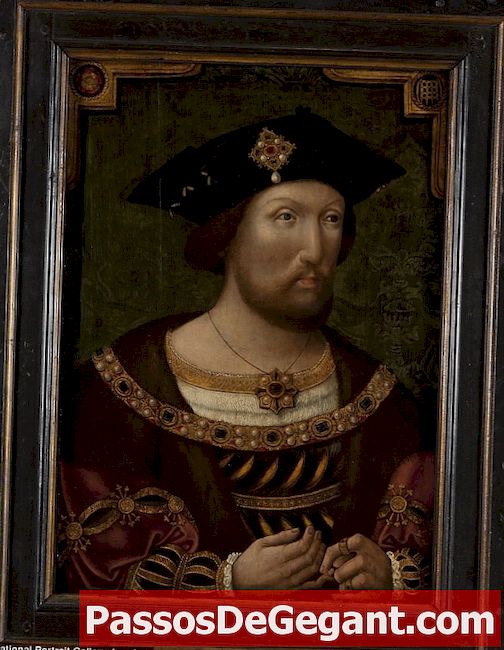 Henry VIII gifter sig med sin första fru, Catherine av Aragon