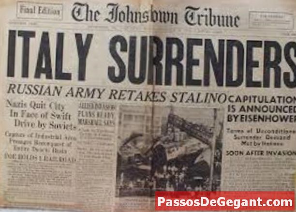 Penyerahan Itali diumumkan