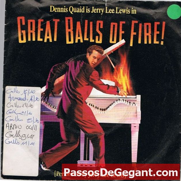 Jerry Lee Lewis neemt 'Great Balls Of Fire' op in Memphis, Tennessee