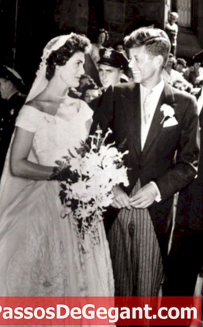 John F. Kennedy se casa con Jacqueline Bouvier en Newport, Rhode Island