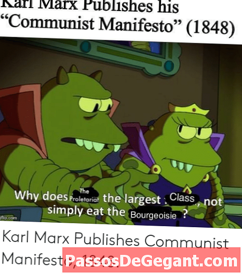 Karl Marx közli a kommunista manifestust
