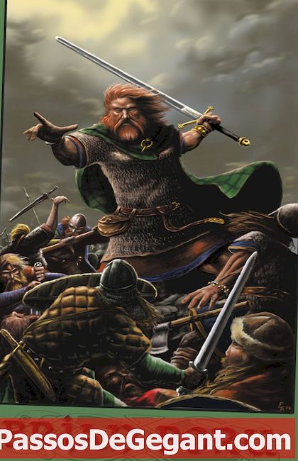 Kung Brian av Irland mördades av vikingarna
