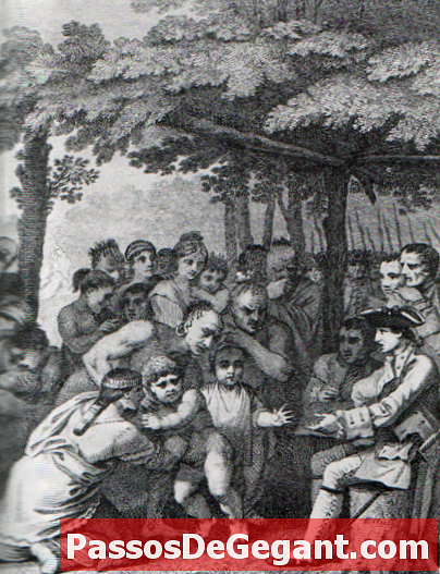 Lenape-indianere bortfører Mary Campbell fra det vestlige Pennsylvania