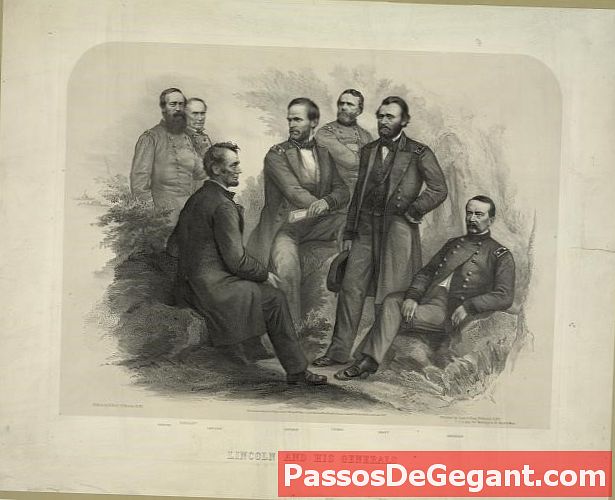 Lincoln, Sherman a Grant plánujú posledné etapy občianskej vojny