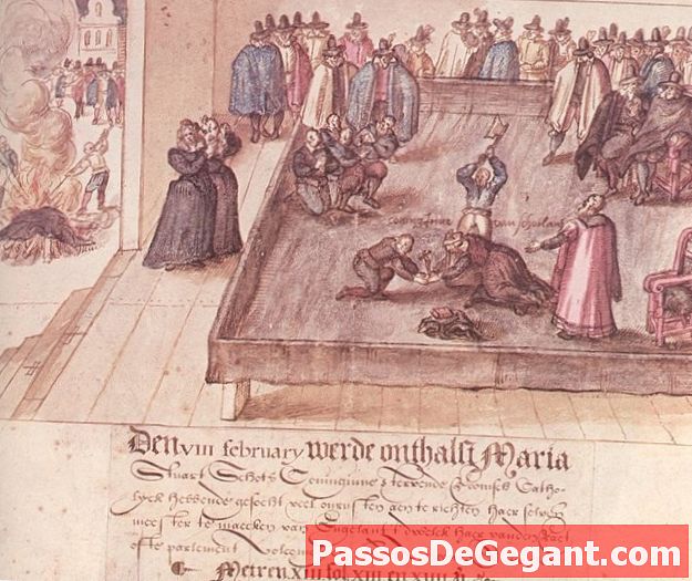 María Reina de Escocia decapitada
