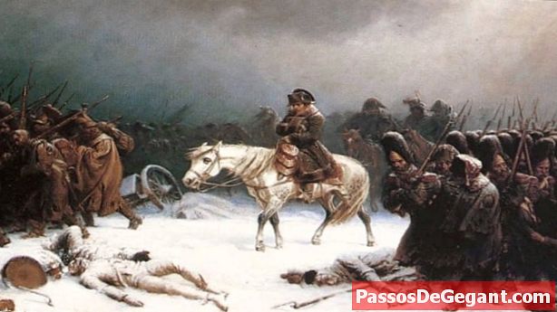 Napoleon trækker sig tilbage fra Moskva