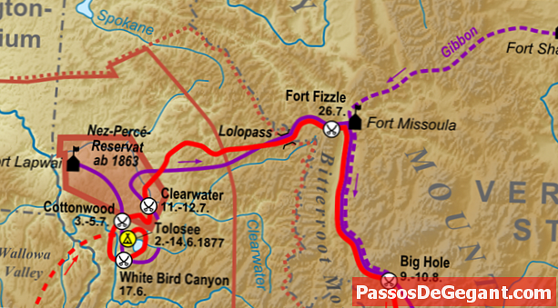 Nez Perce bojujte s Battle of Big Hole