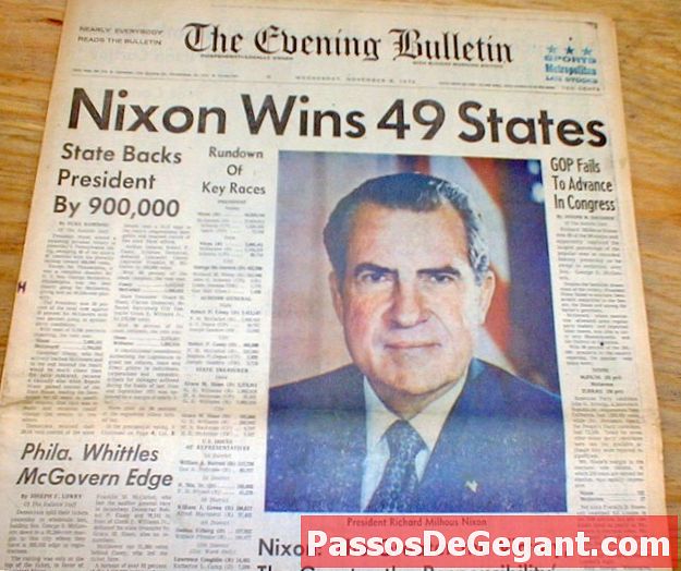 Nixon genvalgt præsident - Historie