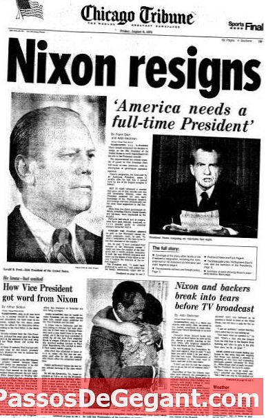 Nixon meletakkan jawatan