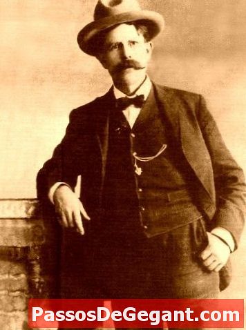 Old West outlaw John Wesley Hardin anländer till Abilene