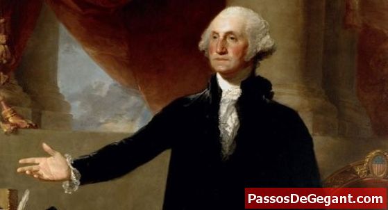 Präsident George Washington liefert ersten Bundesstaat der Union
