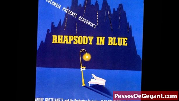 Rhapsody In Blue, af George Gershwin, optrådte for første gang