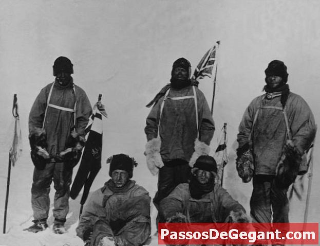 Robert Falcon Scott llega al Polo Sur