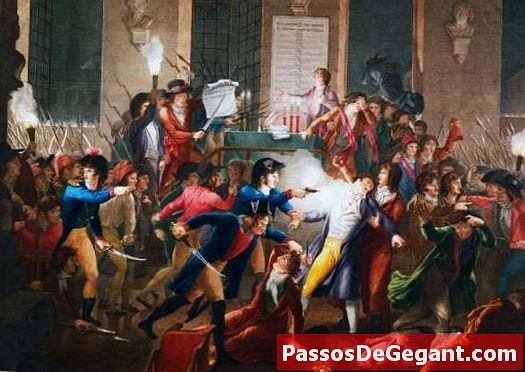 Robespierre derrocado en Francia