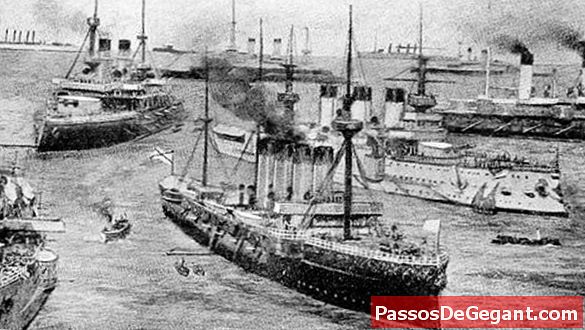 Ruská flotila se vzdává v Port Arthur - Dějiny