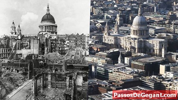 La cattedrale di St. Paul è stata bombardata - Storia