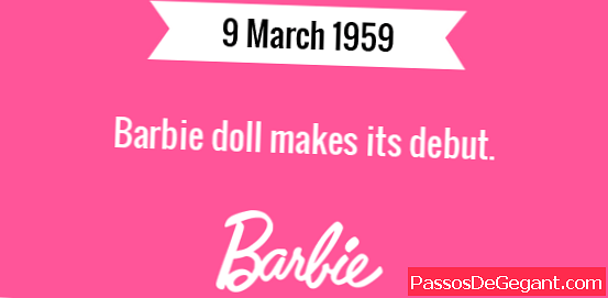 Die Barbie-Puppe feiert ihr Debüt - Geschichte