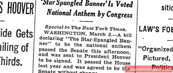 "The Star-Spangled Banner" se convierte en oficial