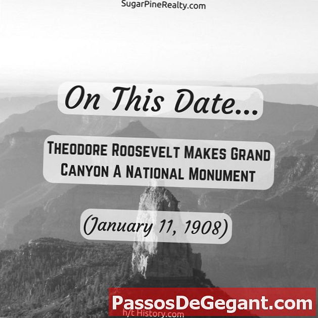 Ο Θεόδωρος Ρούσβελτ κάνει το Grand Canyon εθνικό μνημείο