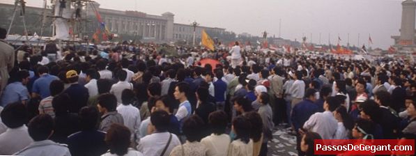 Protestos da Praça da Paz Celestial - História