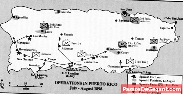 כוחות ארה"ב פולשים לפורטו ריקו - היסטוריה