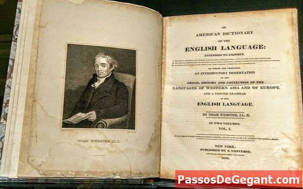 Se imprime el Diccionario Americano Webster del Idioma Inglés - Historia