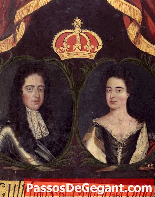 ウィリアムとメアリーは英国の共同主権を宣言した