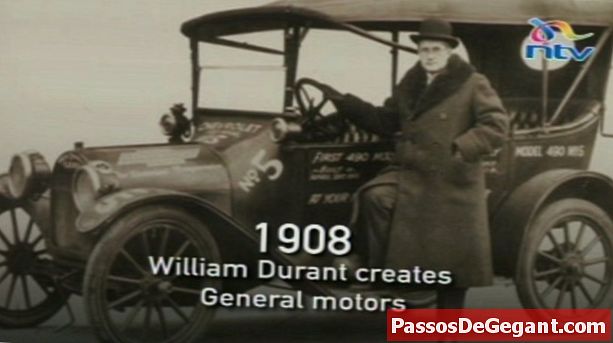 William Durant vytvára General Motors - Histórie