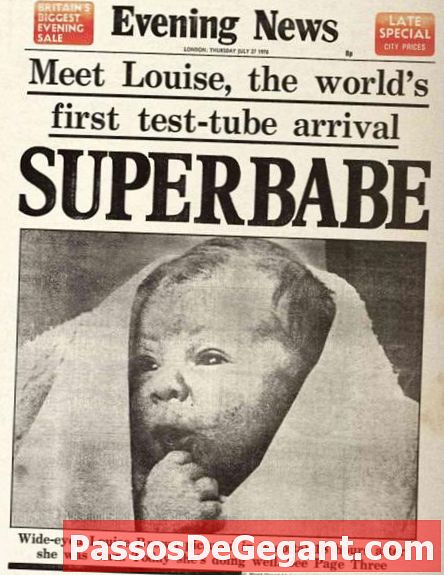 Рођена прва беба у "епрувети" на свету